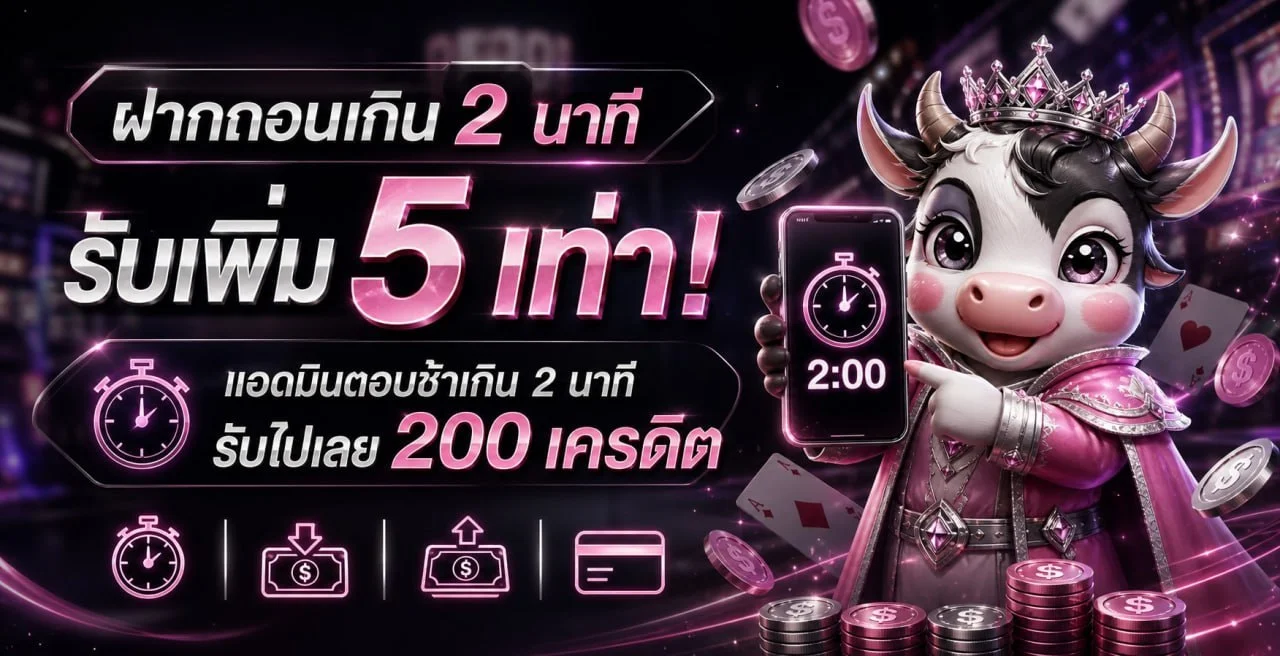 Slot Wallet โปรโมชั่นโบนัสต้อนรับสมาชิกใหม่